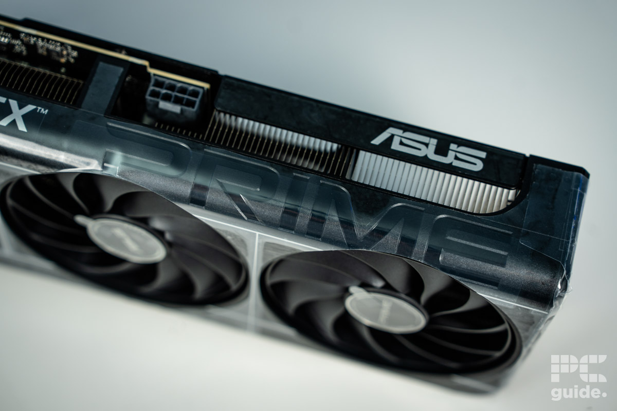 ASUS Prime RTX 5060 Ti 16GB OC Prime side logo, Image by PC Guide