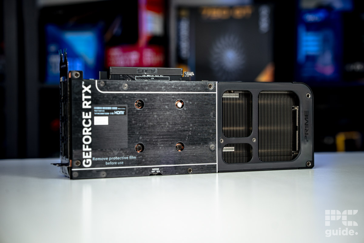 ASUS Prime RTX 5060 Ti 16GB OC backplate, Image by PC Guide
