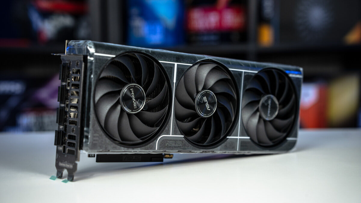 ASUS Prime RTX 5060 Ti 16GB OC front fans, Image by PC Guide