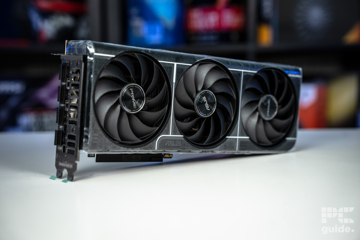 ASUS Prime RTX 5060 Ti 16GB OC front fans, Image by PC Guide