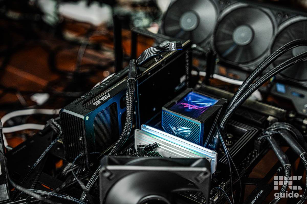 ASUS Prime RTX 5060 Ti 16GB OC test bench, Image by PC Guide