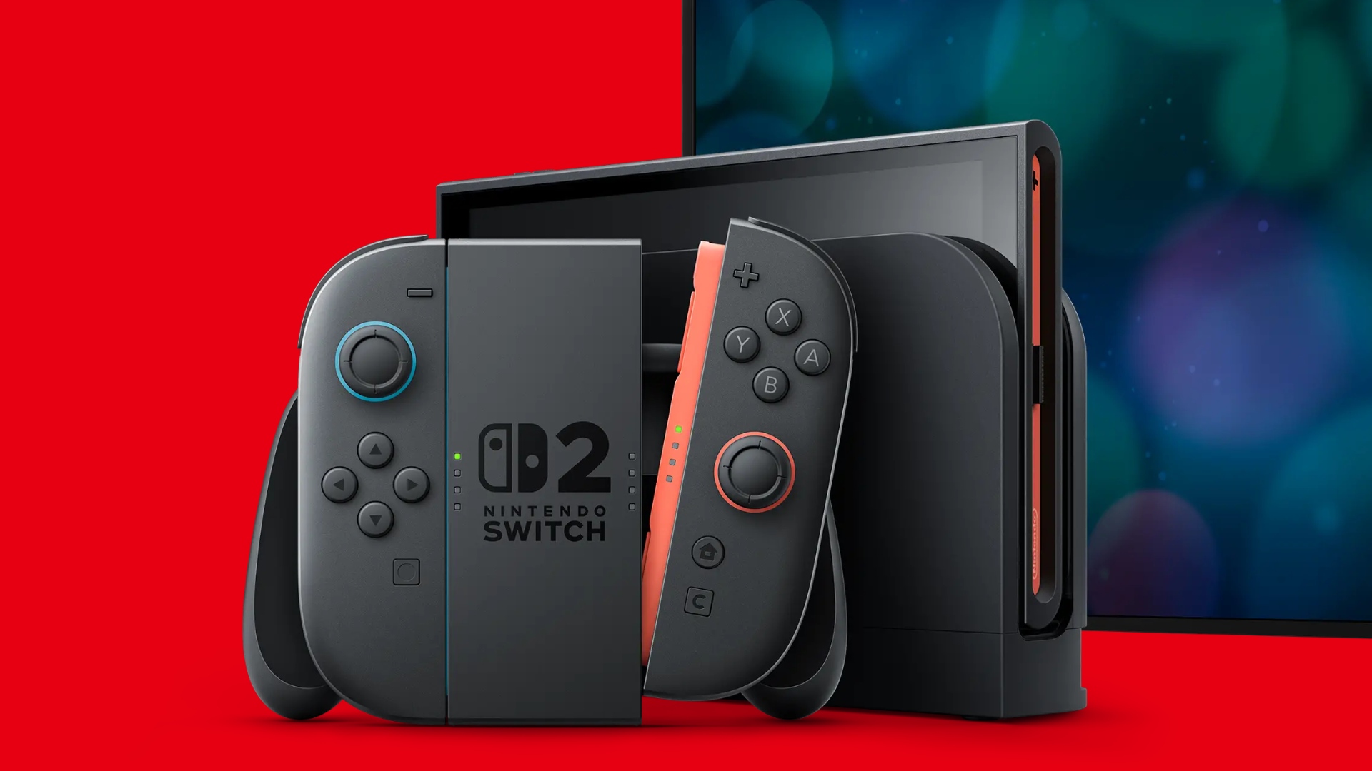 Nintendo Switch 2 console with dock and controller