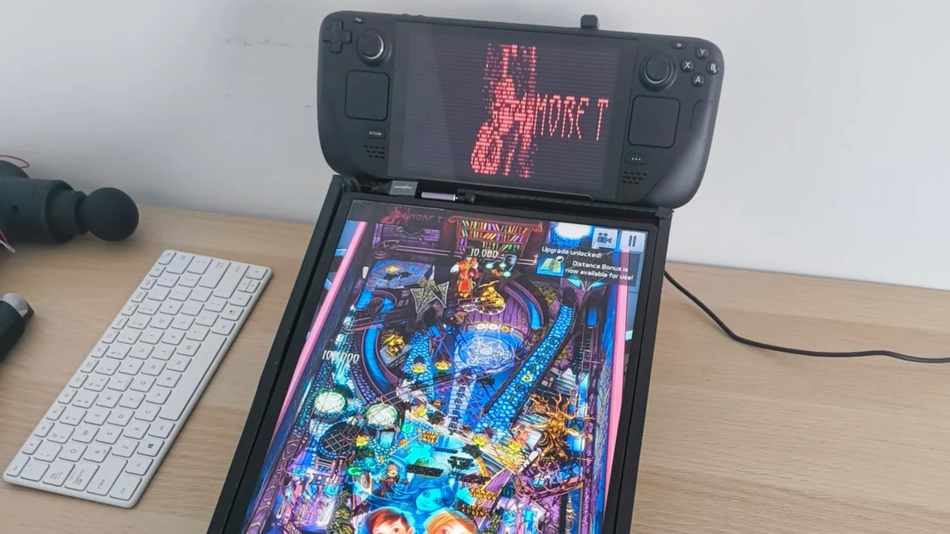 Steam Deck virtual pinball machine