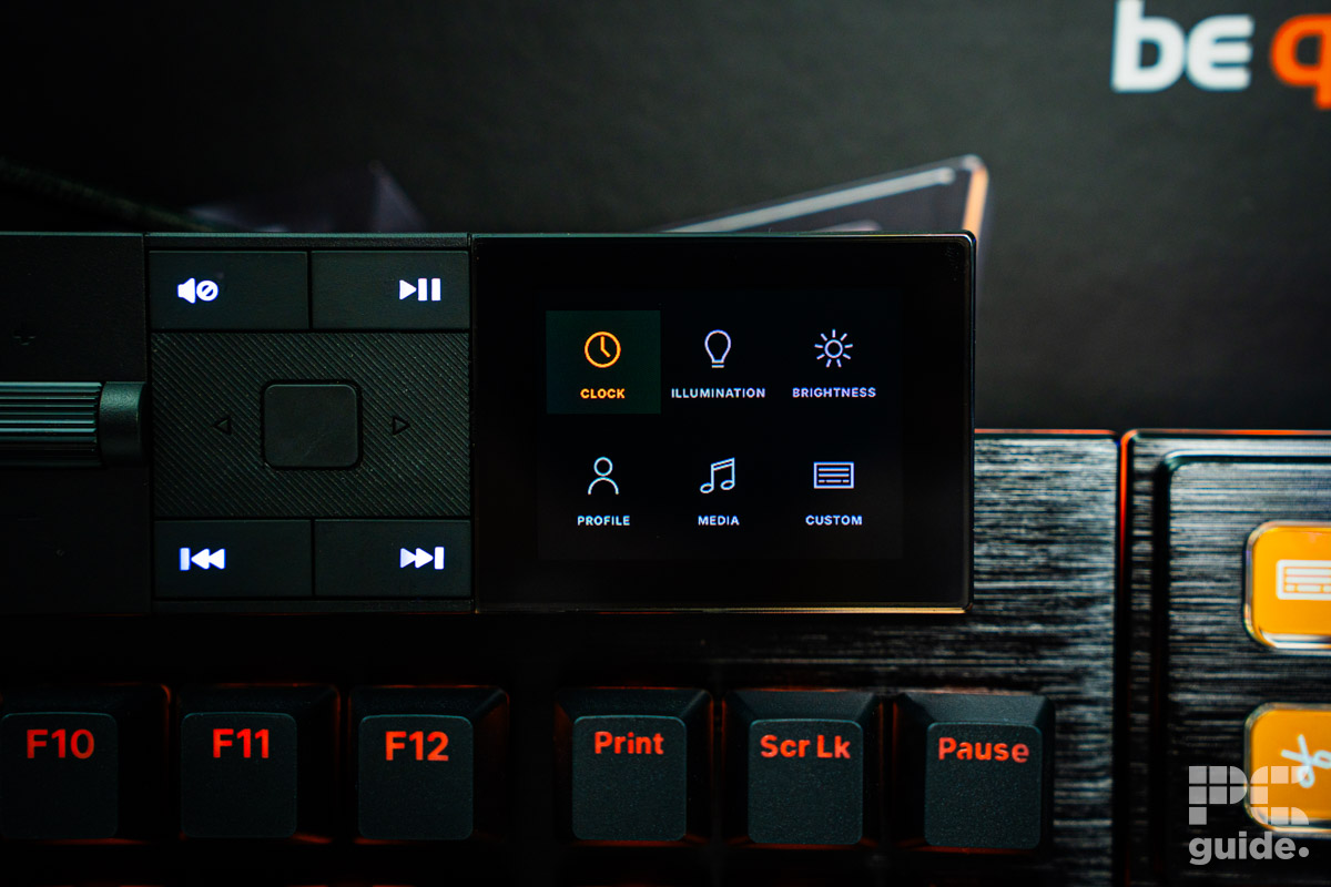be quiet! Dark Mount media dock settings, Image by PC Guide