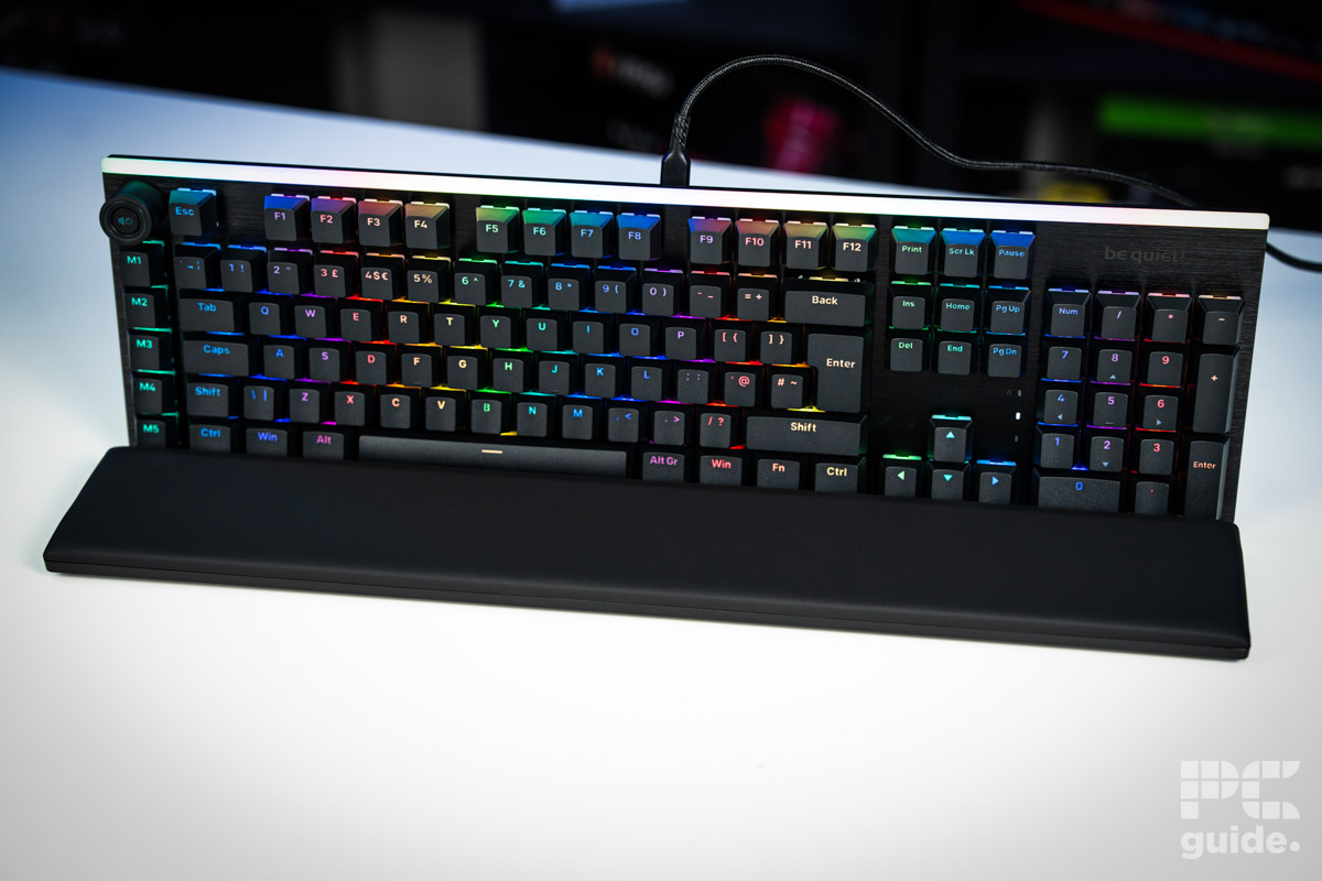 be quiet! Light Mount keyboard and wrist rest, Image by PC Guide