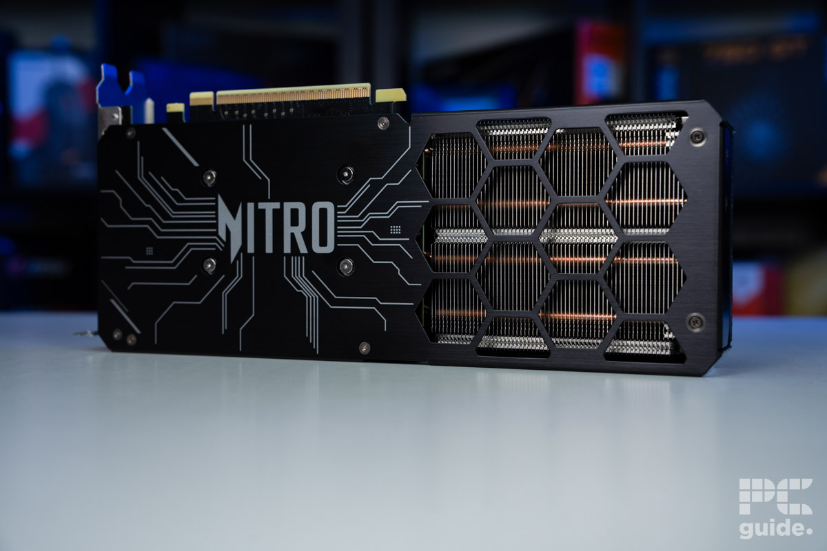 Acer Nitro Intel Arc B580 backplate, Image by PC Guide