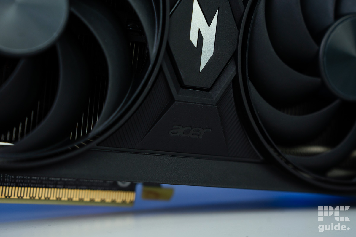 Acer Nitro Intel Arc B580 logo, Image by PC Guide
