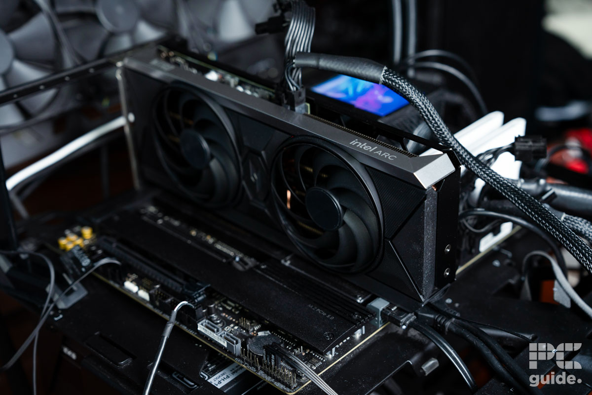 Acer Nitro Intel Arc B580 testing, Image by PC Guide