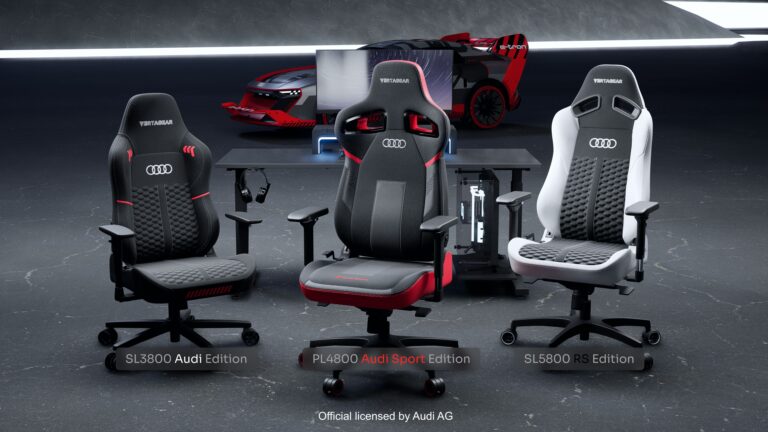 Vertigear x Audi gaming chair lineup