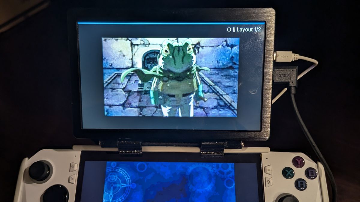 Dual-screen ROG Ally is possible with this 3D-printed mount you can download online