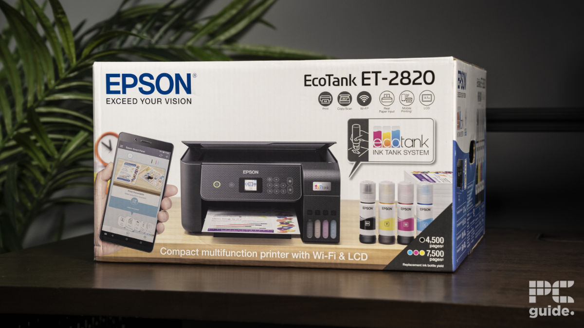 Epson EcoTank ET-2820 box, Image by PC Guide