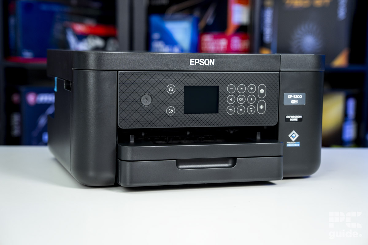 Epson XP-5200 front on, Image by PC Guide