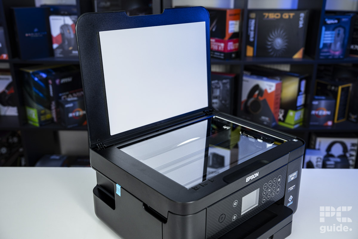 Epson XP-5200 scanner bed, Image by PC Guide