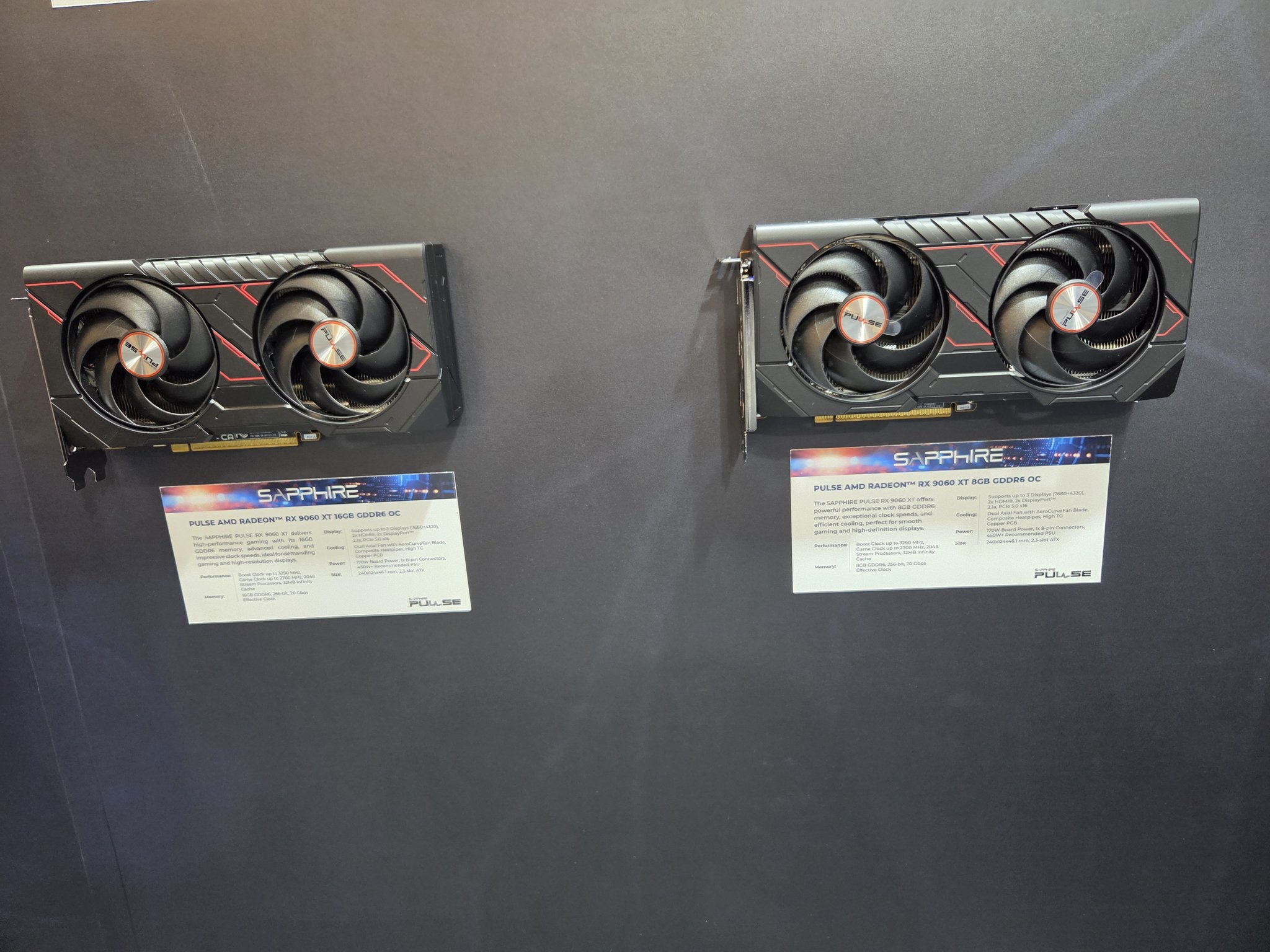 Sapphire Pulse models of RX 9060 XT