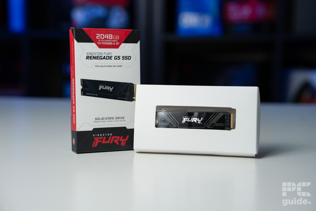 Kingston FURY Renegade G5 in box, Image by PC Guide