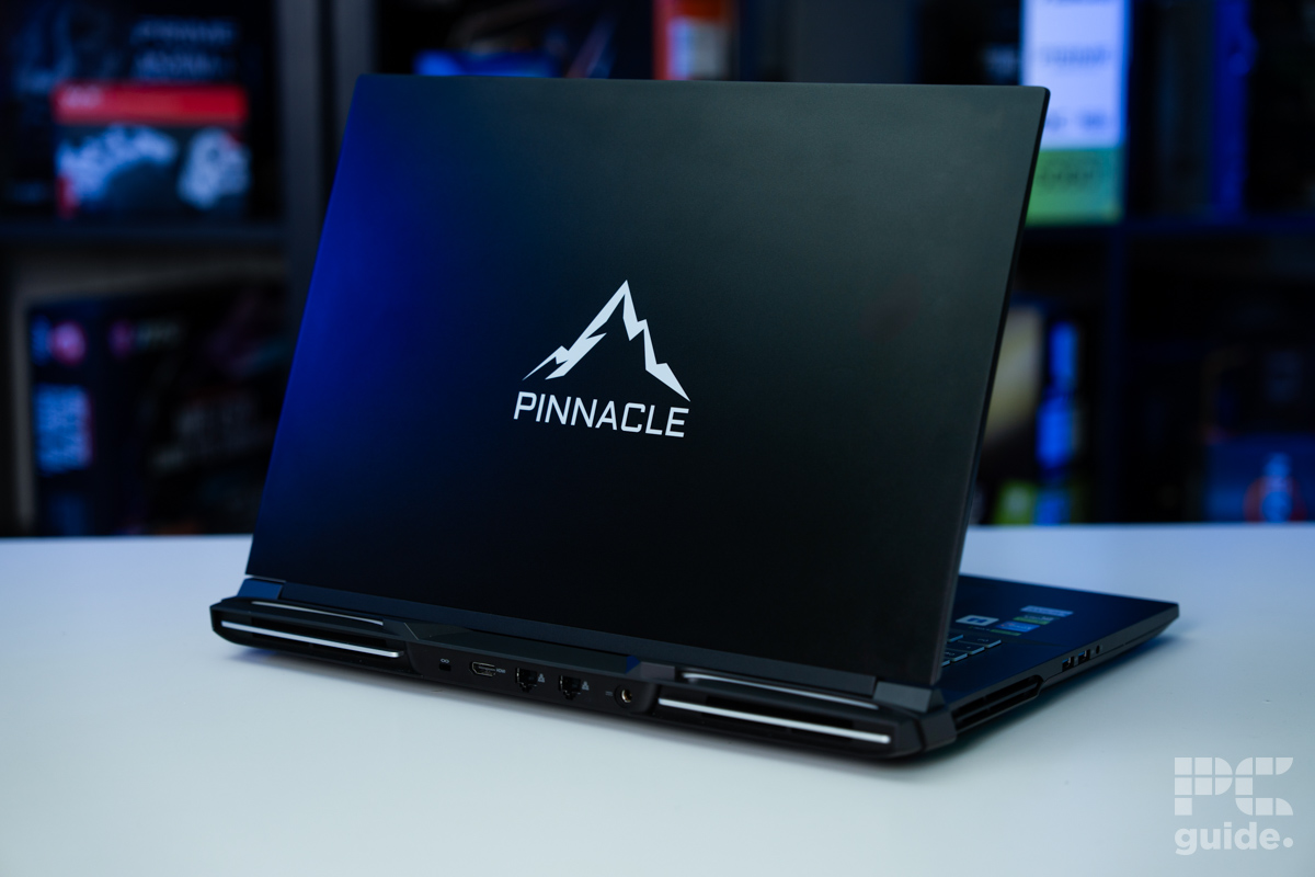 Pinnacle X580WNT-G back lid, Image by PC Guide