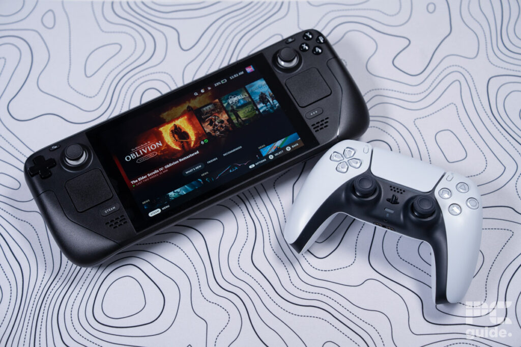 steam deck and ps5 controller