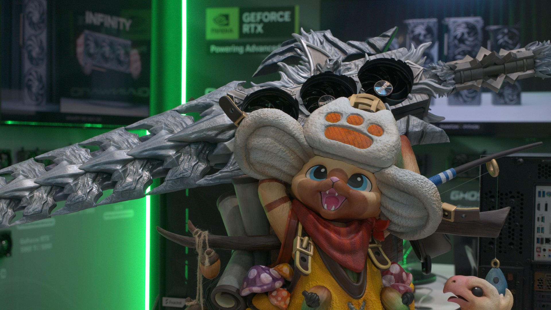 Custom Palico gaming PC at Computex 2025