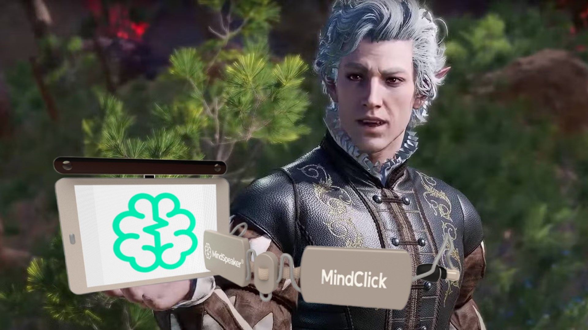 Baldur's Gate 3 Astarion with MindSpeaker and MindClick