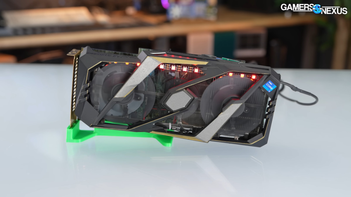 GeeFarce RTX 5070 POS on, Source Gamers Nexus, YouTube