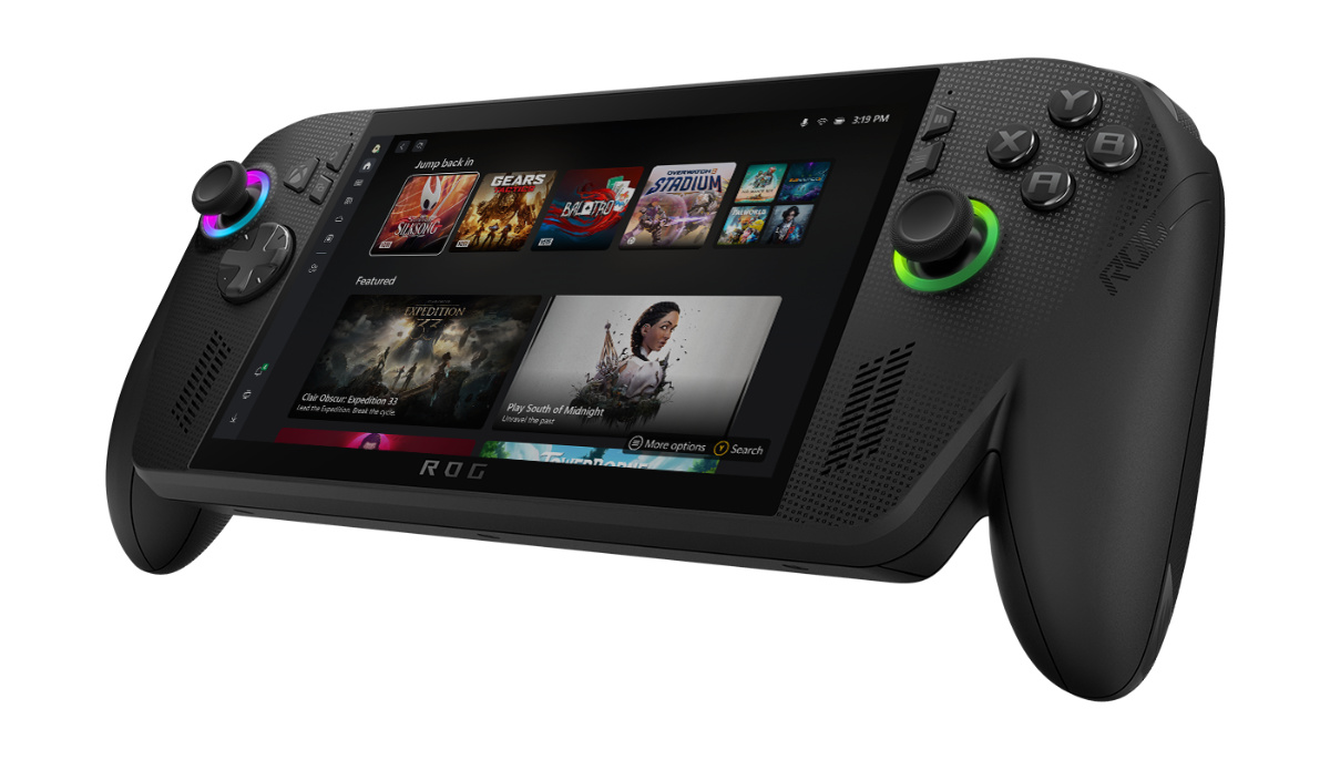 ROG Xbox Ally X front angled