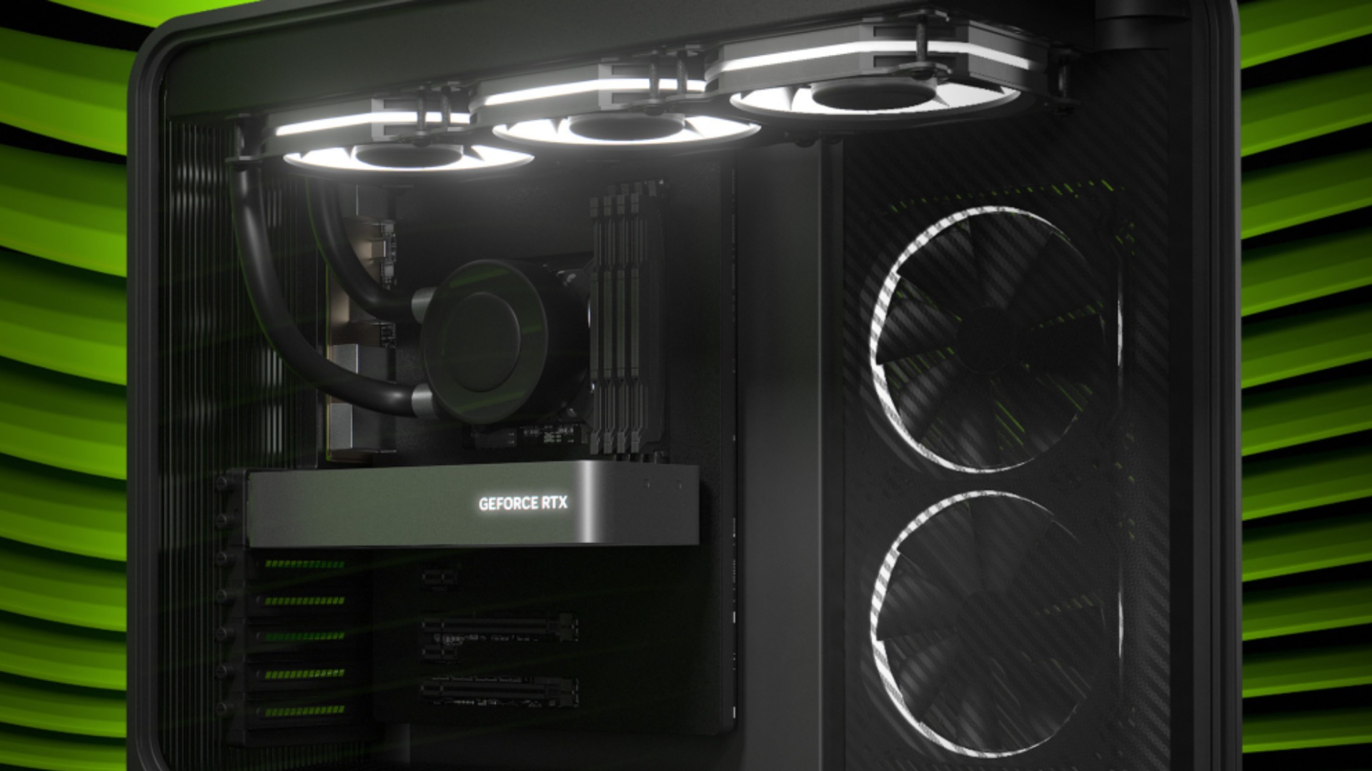 Gaming PC with GeForce RTX graphics card, source: Nvidia