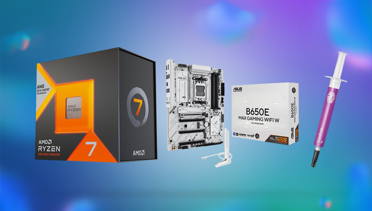 Newegg is gifting you a free SSD with its Ryzen 7 7800X3D, mobo, and thermal paste bundle deal
