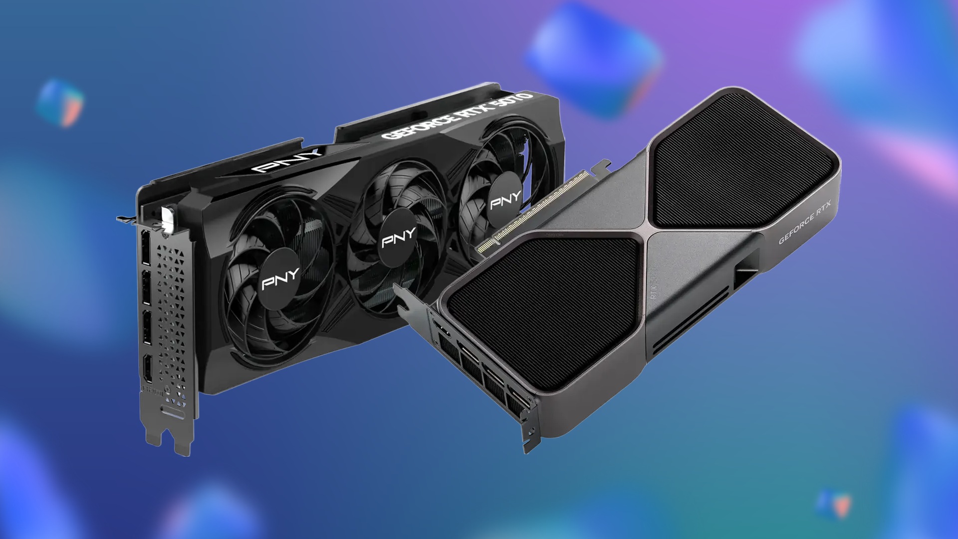 PNY RTX 5090 and RTX 5090 Founders Edition
