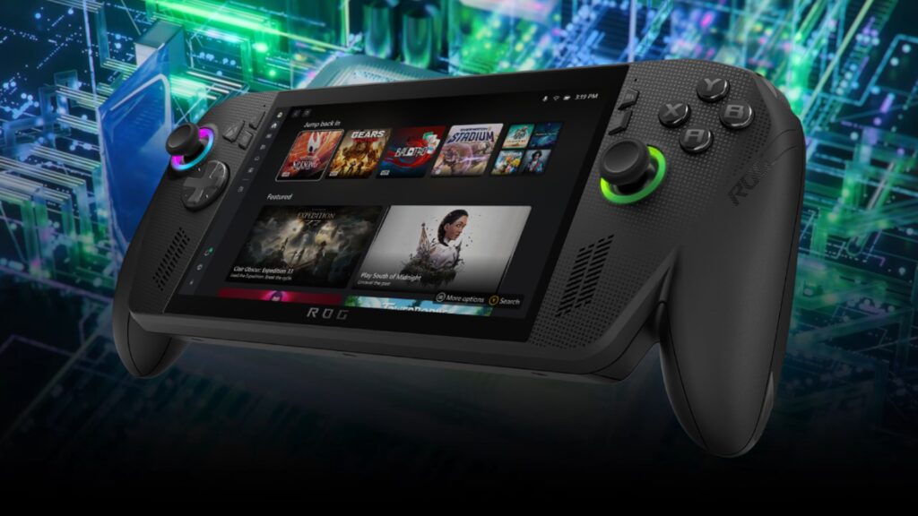 ASUS Xbox ROG Ally X with Z2 Extreme backdrop, source: Xbox