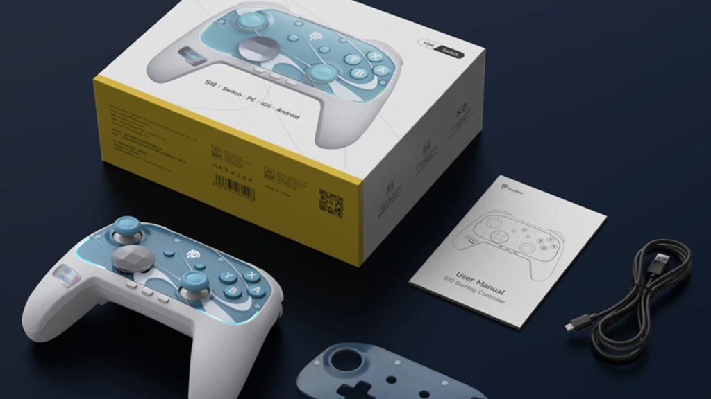 EasySMX S10 game controller with packaging, source: EasySMX