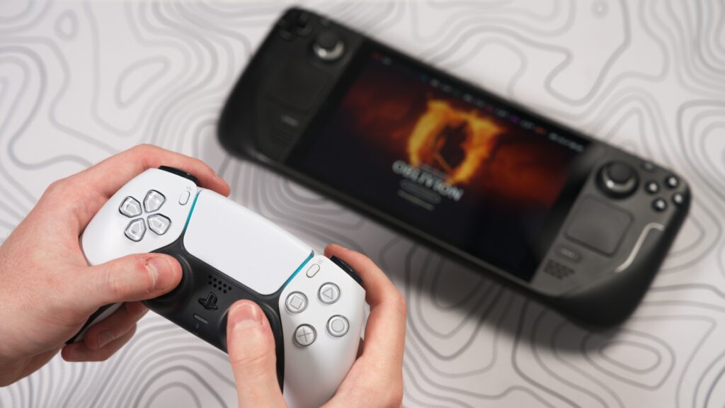 Using a PS5 controller on Steam Deck for Oblivion Remastered, image by PC Guide