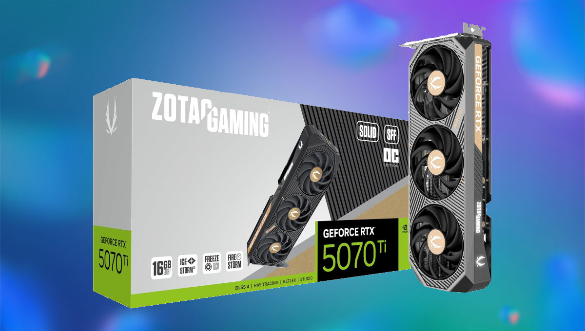 Zotac’s overclocked SFF RTX 5070 Ti is at its closest to MSRP yet in this Amazon deal