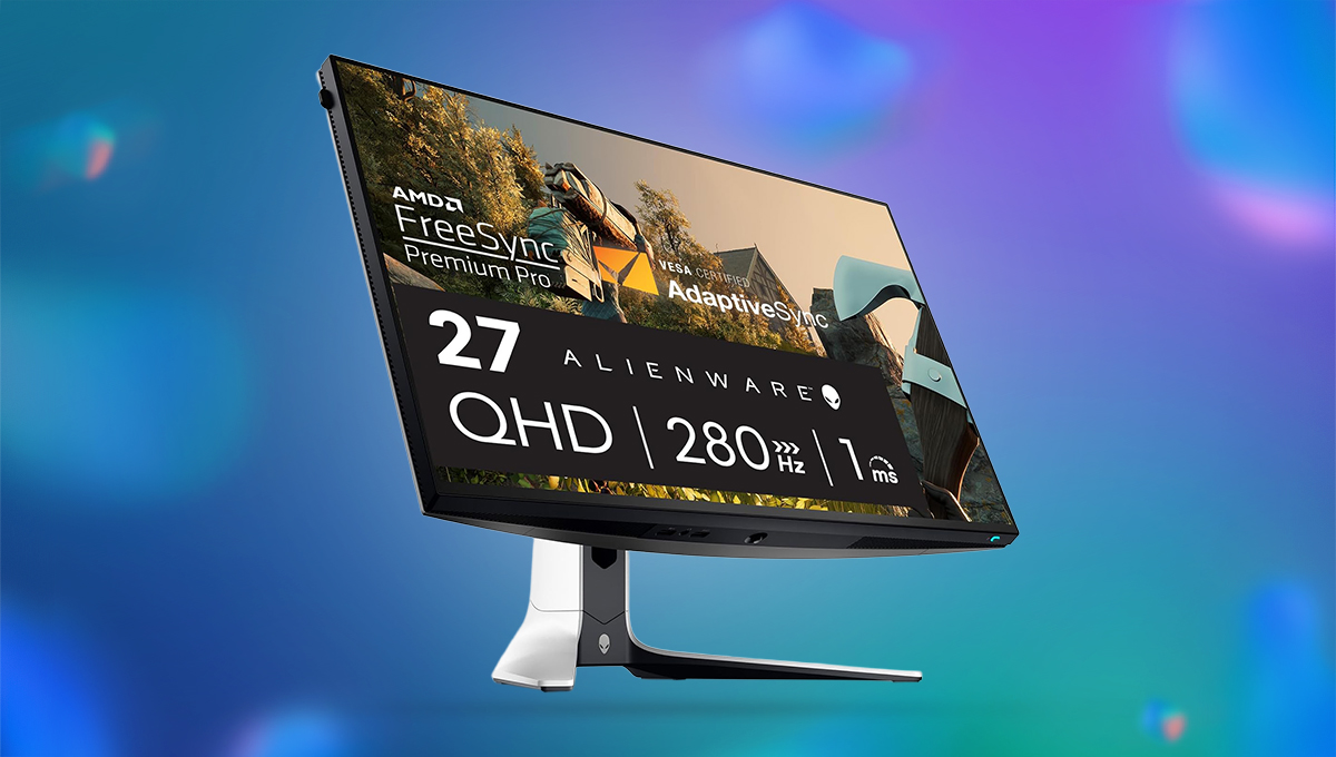 Stylish Alienware QHD, 240Hz gaming monitor down $200 on its list price at Amazon