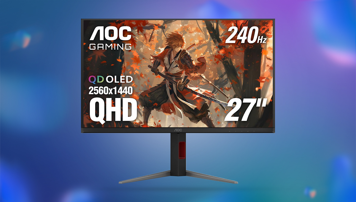 Lightning-fast 27″, QHD, QD-OLED monitor with 240Hz refresh rate hit with decent Amazon deal