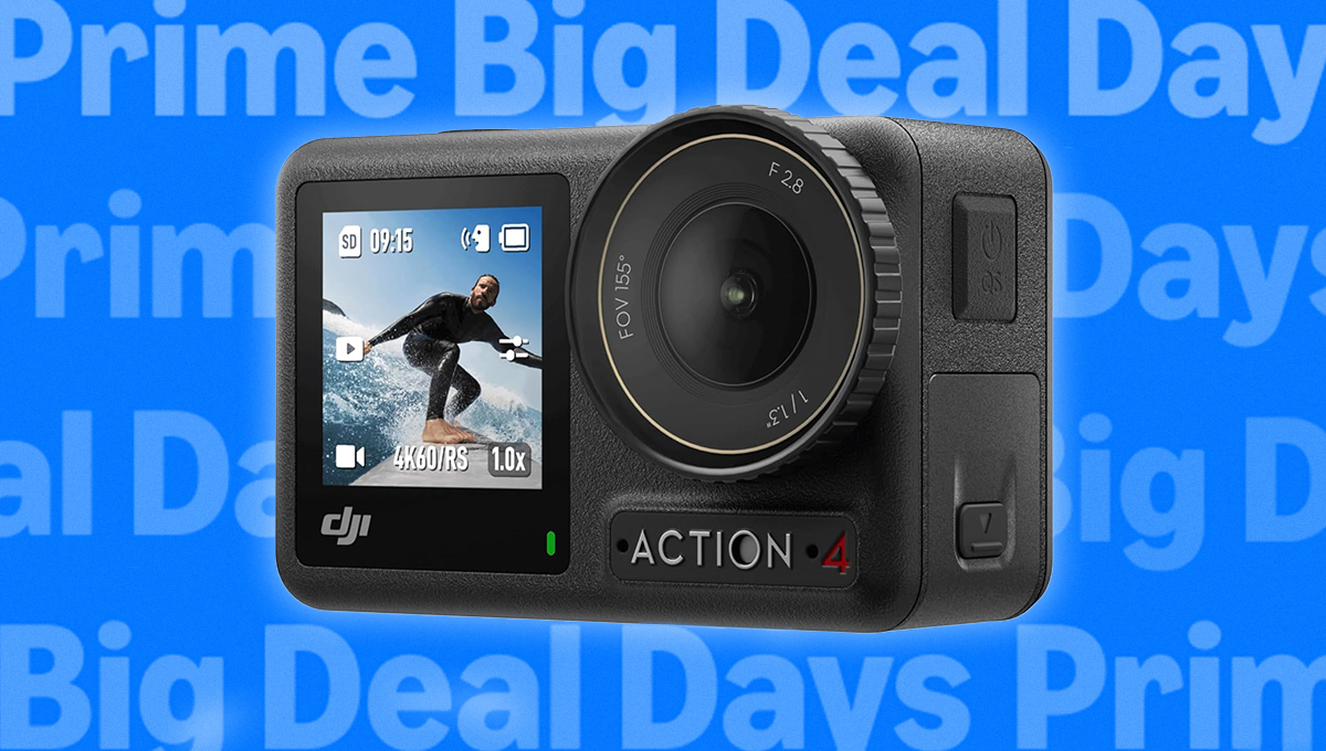 Amazon Prime Big Deal Days has knocked 24% off the DJI Osmo Action 4 Essential Combo kit
