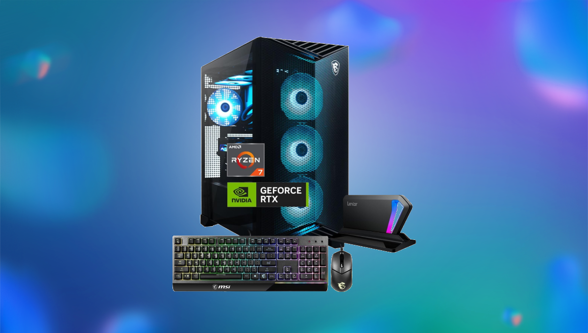 Amazon knocked 12% off this 9700X, RTX 5070 gaming PC and it comes with a 512GB portable SSD