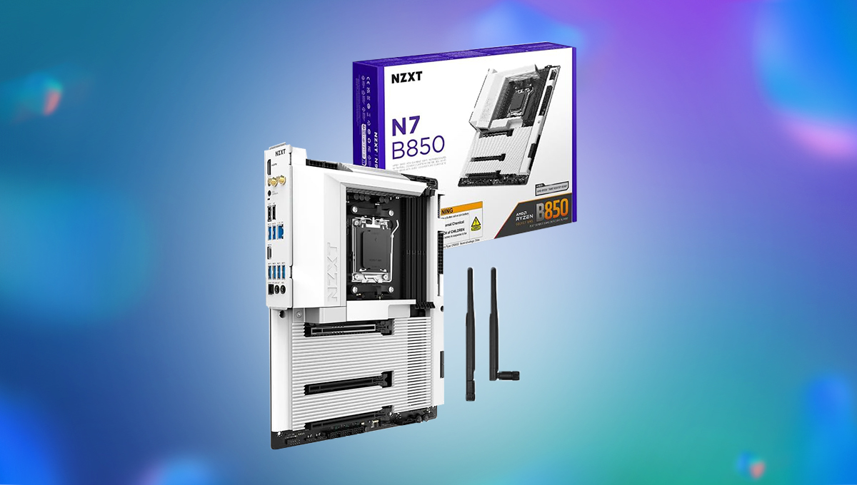 NZXT’s B850 white-themed motherboard is perfect for budget builds and is now 33% off