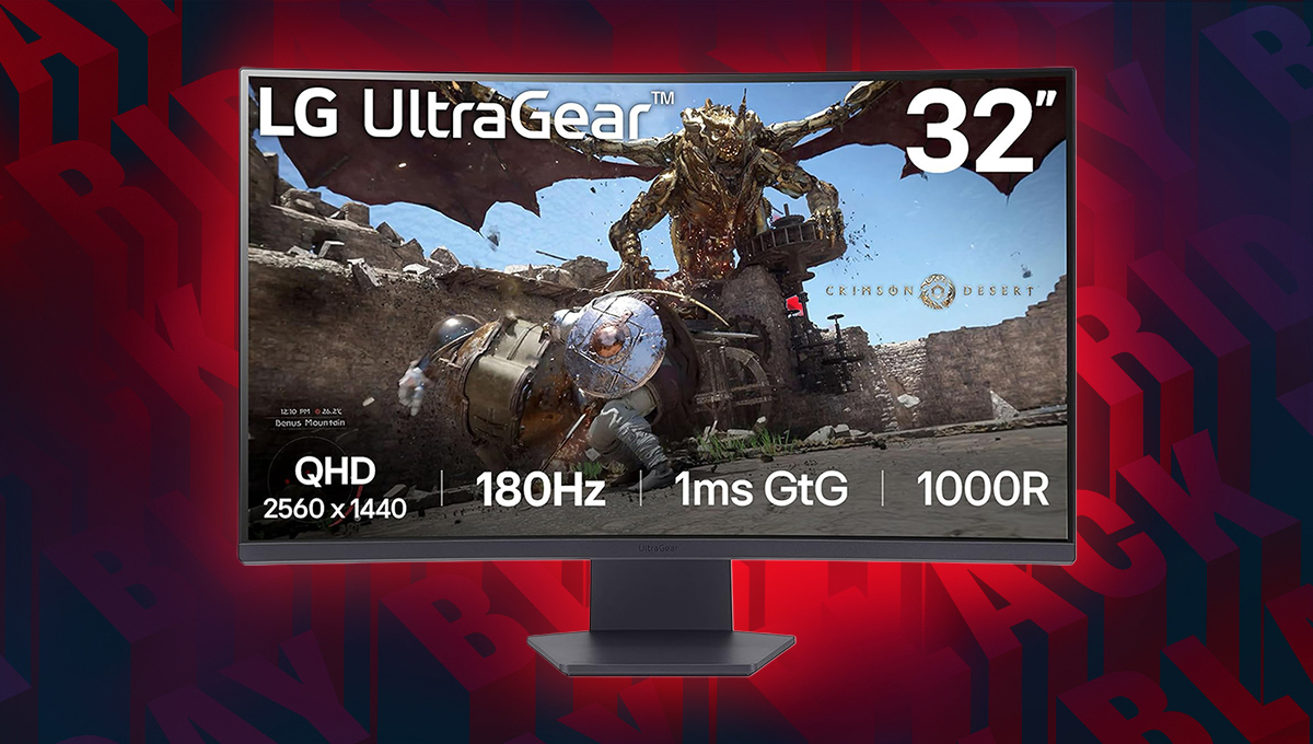 LG 32″ QHD 180Hz gaming monitor drops to its best price in this Black Friday deal