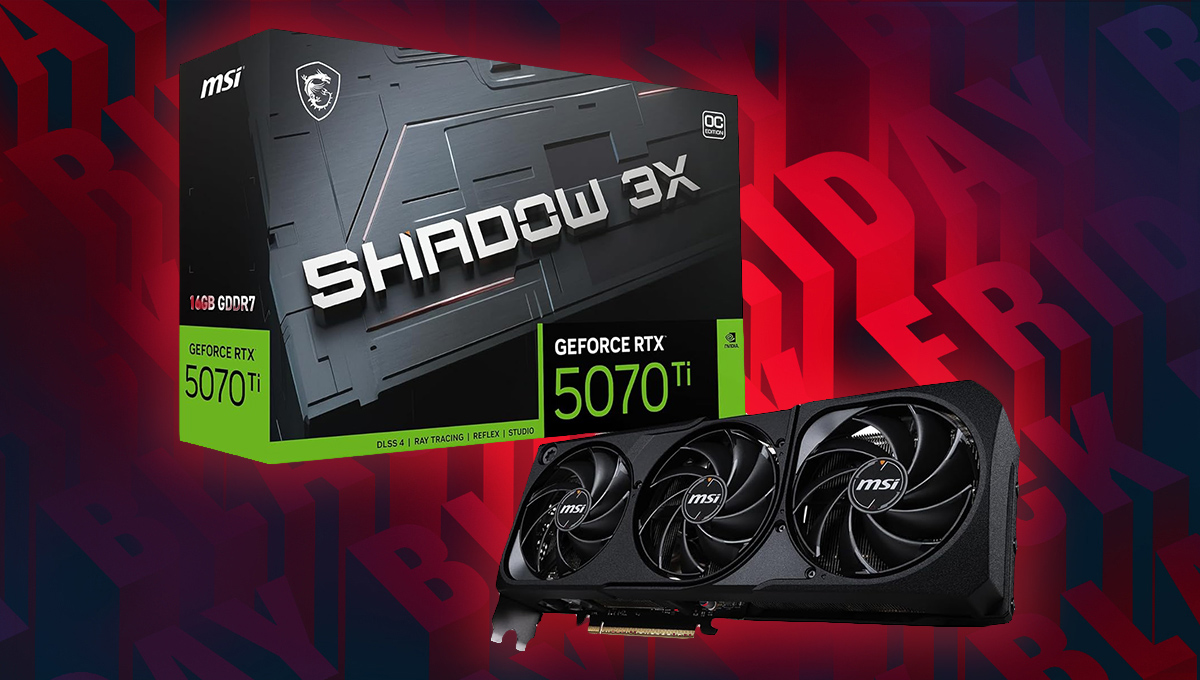 MSI RTX 5070 Ti 16GB OC graphics card hits lowest price ever with Black Friday Amazon deal