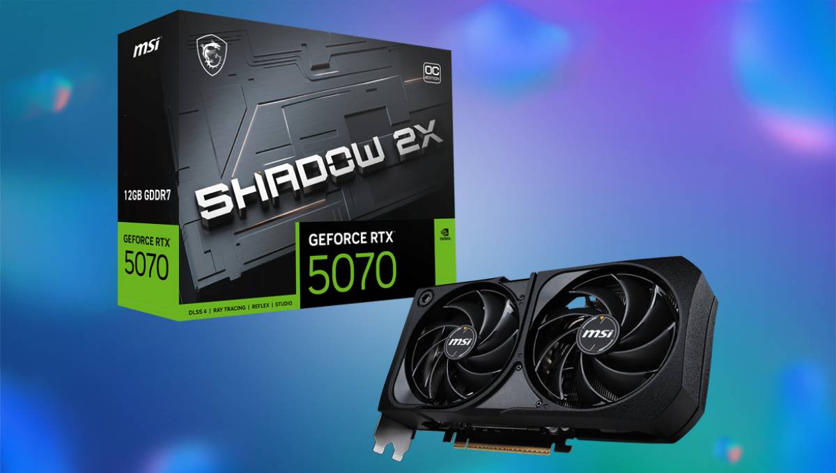 Overclocked MSI Shadow RTX 5070 tumbles below $500 with Newegg