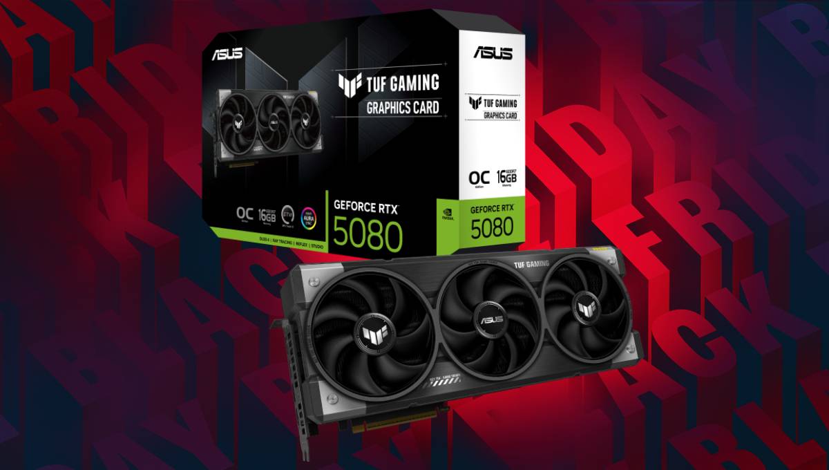 ASUS TUF RTX 5080 OC graphics card slashed by $400 to new low