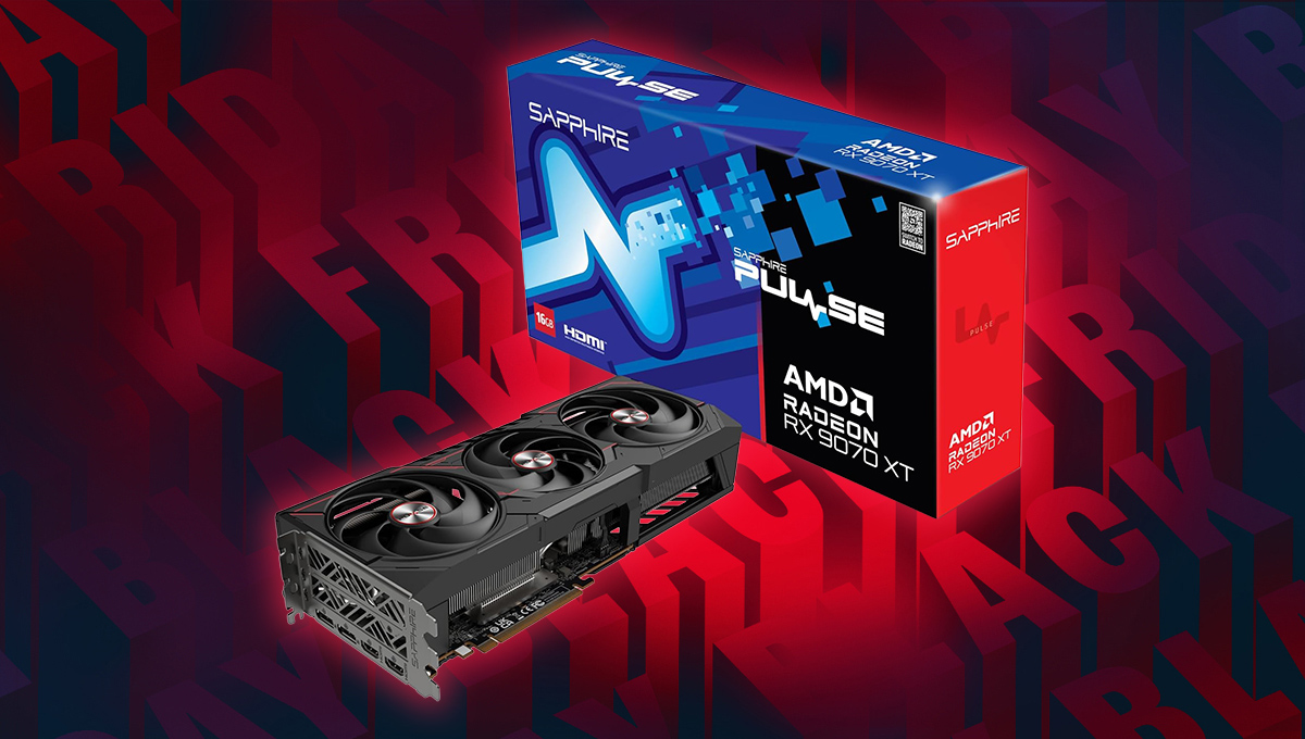 Sapphire Pulse RX 9070 XT 16GB graphics card tumbles to lowest price ever on Amazon in Prime member exclusive Black Friday deal