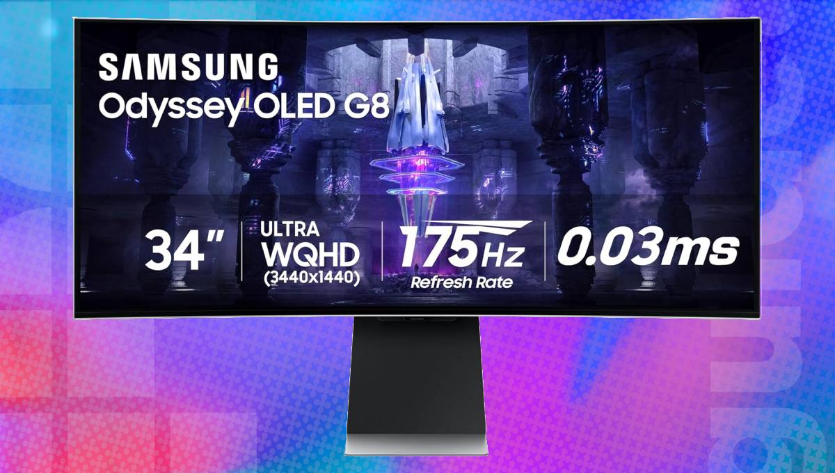 Samsung Odyssey G8 OLED gaming monitor deal knocks a stonking $420 off the MSRP of this widescreen beauty