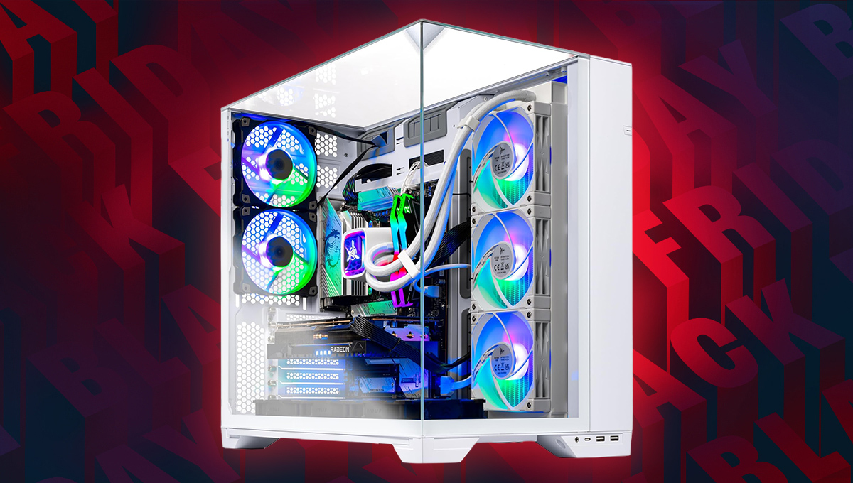 Striking fishtank PC with Ryzen 7 9800X3D and RX 9070 XT drops below $1999 in Black Friday deal