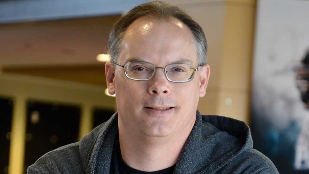 Tim Sweeney looking directly at camera