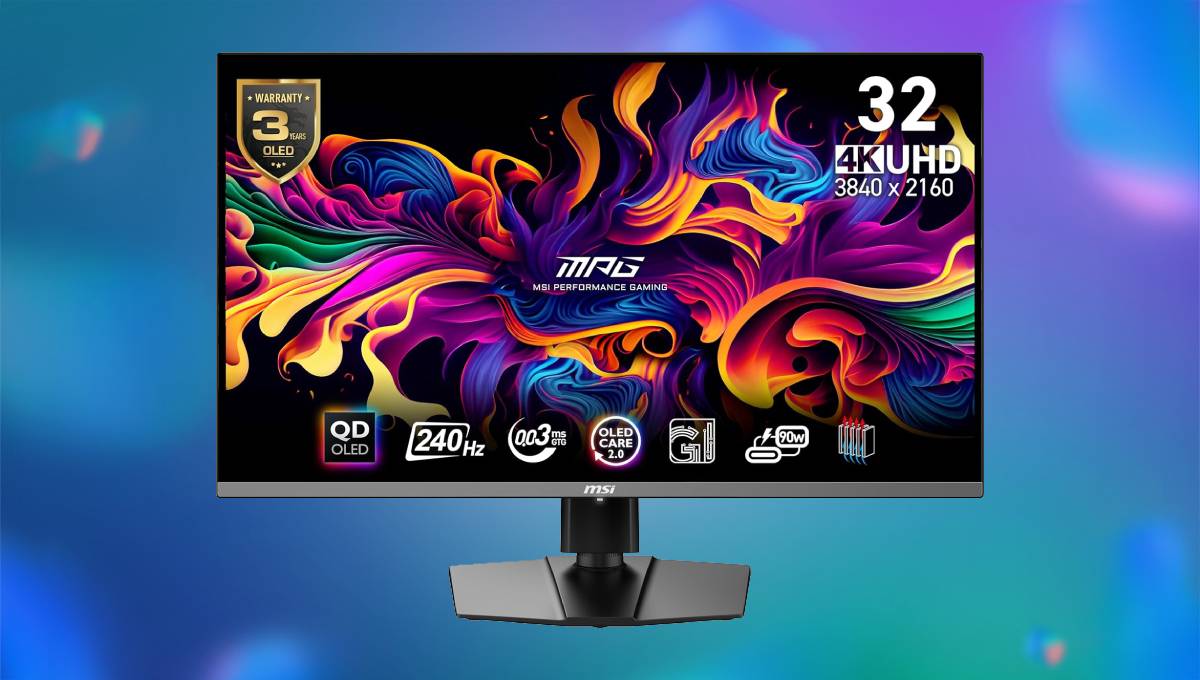 Superb MSI QD-OLED, 240Hz 4K gaming monitor at its lowest price in 30 days with Amazon deal