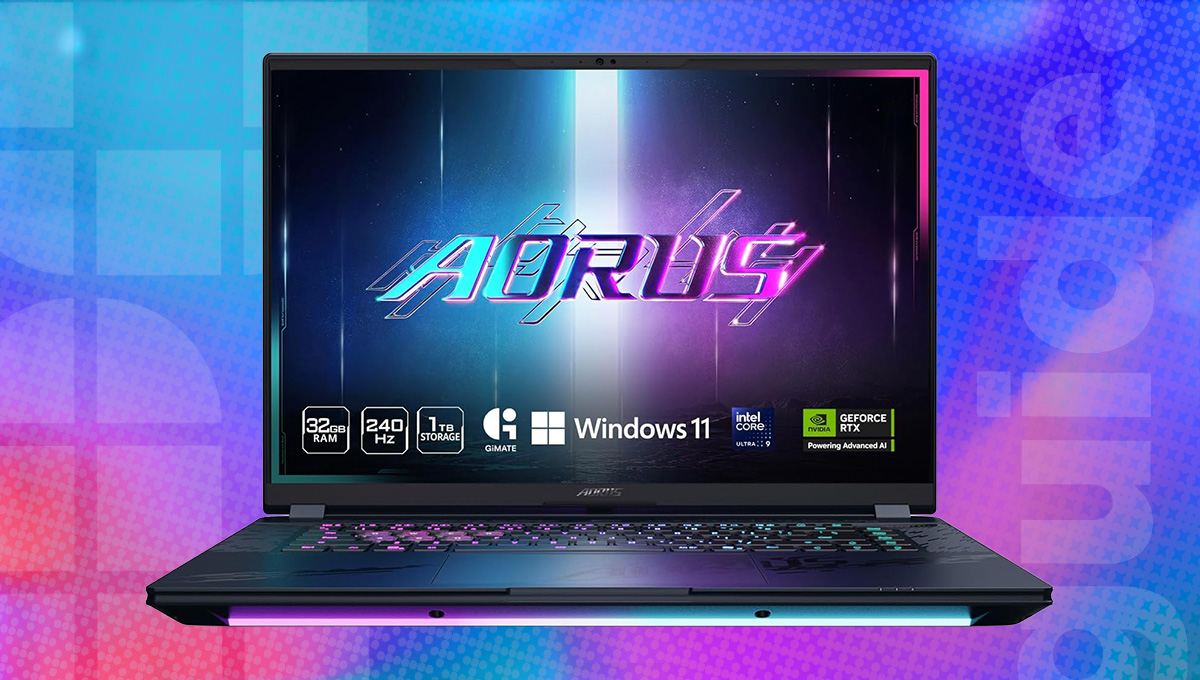 Powerful Gigabyte RTX 5080, OLED gaming laptop at its lowest price on Amazon with $450 discount