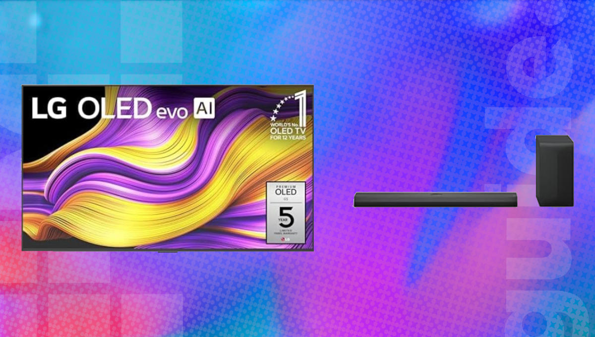 LG OLED TV and soundbar bundle crashes to a new low in holiday deal on Amazon