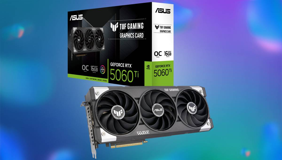 Premium overclocked ASUS TUF RTX 5060 Ti 16GB graphics card is $60 off at Amazon