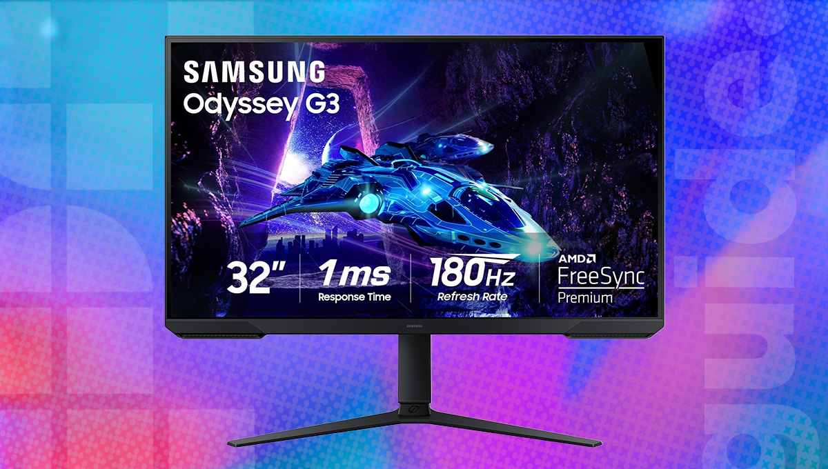 Samsung 32″ Odyssey G3 180Hz gaming monitor drops by a massive 43% this holiday season